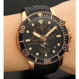 Tissot Seastar 1000 Chronograph Black Dial Black Rubber Strap Watch For Men - T120.417.37.051.00 Buy Now By Tissot