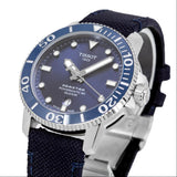 Tissot Seastar 1000 Powermatic 80 Silicium Blue Dial Blue Nylon Strap Watch For Men - T120.407.17.041.01 Buy Now By Tissot