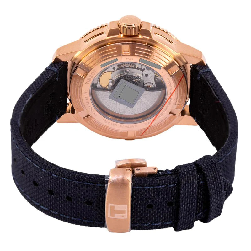 Tissot Seastar 1000 Powermatic 80 Blue Dial Blue Nylon Strap Watch for Men - T120.407.37.041.00 Buy Now By Tissot