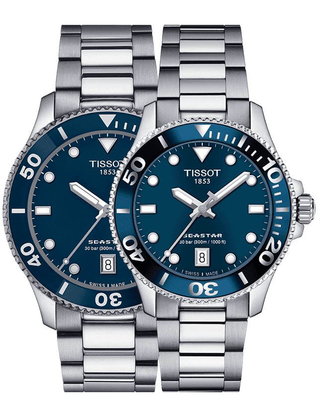 Tissot Seastar 1000 Blue Dial Silver Steel Strap Watch For Men - T120.410.11.041.00 Buy Now By Tissot