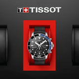Tissot Seastar 1000 Chronograph Black Dial Black Rubber Strap Watch For Men - T120.417.17.051.02 Buy Now By Tissot