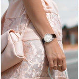 Tissot Carson Premium Lady Silver Dial Black Leather Strap Watch For Women - T122.210.16.033.00 Buy Now By Tissot