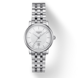 Tissot T Classic Carson Premium Silver Dial Silver Steel Strap Watch for Women - T122.207.11.031.00 Buy Now By Tissot