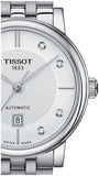Tissot T Classic Carson Premium White Diamonds Dial Silver Steel Strap Watch for Women - T1222071103600 Buy Now By Tissot