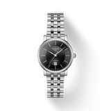 Tissot T Classic Carson Premium Automatic Lady Black Dial Silver Steel Strap Watch for Women - T122.207.11.051.00 Buy Now By Tissot