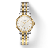 Tissot T Classic Carson Premium White Dial Two Tone Steel Strap Watch for Women - T122.207.22.031.00 Buy Now By Tissot