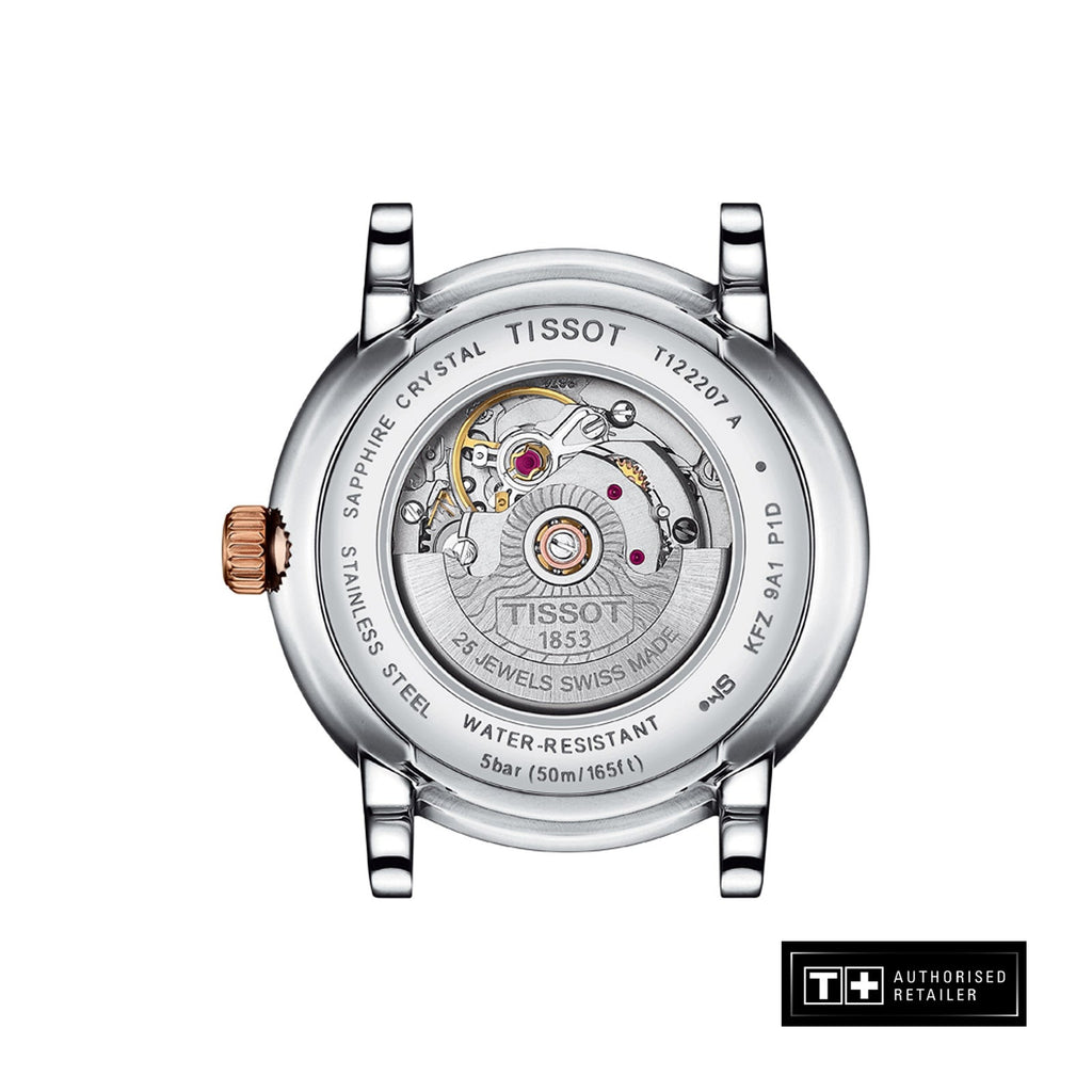 Tissot T Classic Carson Premium 30 White Dial Two Tone Steel Strap Watch for Women - T122.207.22.031.01 Buy Now By Tissot