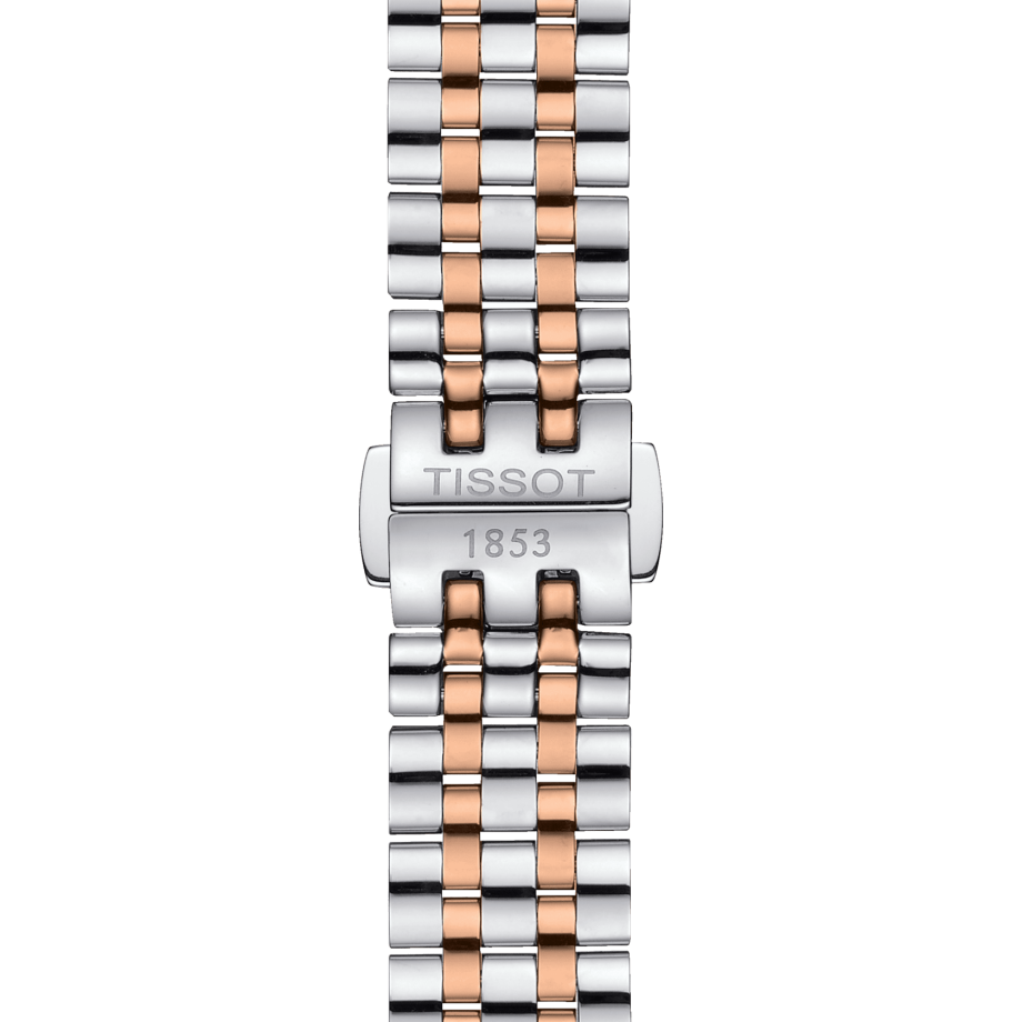 Tissot T Classic Carson Premium Diamonds White Dial Two Tone Steel Strap Watch for Women - T122.207.22.036.00 Buy Now By Tissot