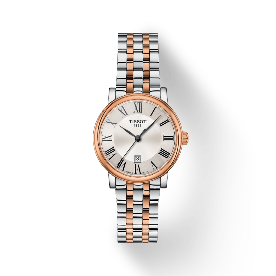 Tissot Carson Premium Lady Silver Dial Two Tone Steel Strap Watch For Women - T122.210.22.033.01 Buy Now By Tissot
