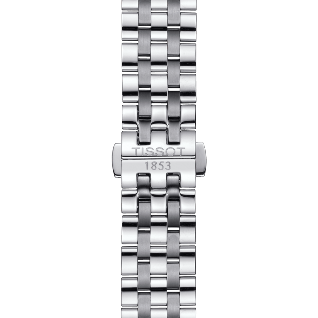 Tissot T Classic Carson Premium Powermatic 80 White Dial Silver Steel Strap Watch For Men - T122.407.11.031.00 Buy Now By Tissot