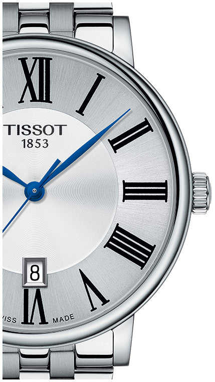 Tissot Carson Premium Silver Dial Silver Steel Strap Watch For Men - T122.410.11.033.00 Buy Now By Tissot