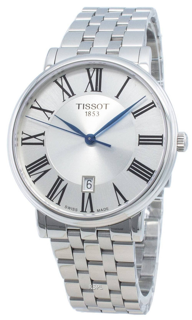 Tissot Carson Premium Silver Dial Silver Steel Strap Watch for Men - T122.417.11.033.00 Buy Now By Tissot