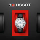 Tissot Carson Premium Silver Dial Black Leather Strap Watch For Men - T122.410.16.033.00 Buy Now By Tissot