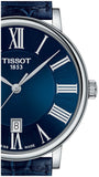 Tissot Carson Premium Blue Dial Blue Leather Strap Watch For Men - T122.410.16.043.00 Buy Now By Tissot