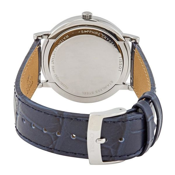 Tissot Carson Premium Blue Dial Blue Leather Strap Watch For Men - T122.410.16.043.00 Buy Now By Tissot