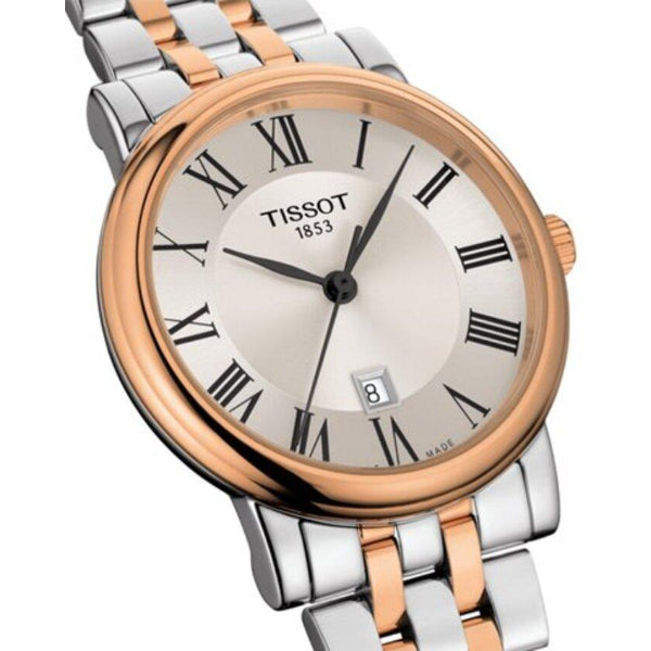 Tissot T Classic Carson Premium Silver Dial Two Tone Steel Strap Watch For Men - T122.410.22.033.00 Buy Now By Tissot