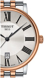 Tissot T Classic Carson Premium Silver Dial Two Tone Steel Strap Watch For Men - T122.410.22.033.00 Buy Now By Tissot