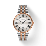 Tissot T Classic Carson Premium Silver Dial Two Tone Steel Strap Watch For Men - T122.410.22.033.00 Buy Now By Tissot