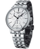 Tissot Carson Premium White Dial Silver Steel Strap Watch For Men - T122.417.11.011.00 Buy Now By Tissot