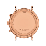 Tissot Carson Premium Chronograph Silver Dial Brown Leather Strap Watch For Men - T122.417.36.033.00 Buy Now By Tissot