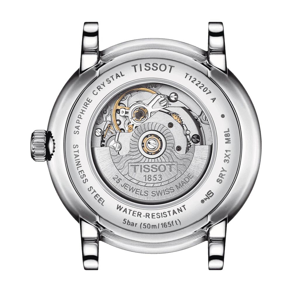 Tissot T Classic Carson Premium Silver Dial Silver Steel Strap Watch for Women - T122.207.11.031.00 Buy Now By Tissot