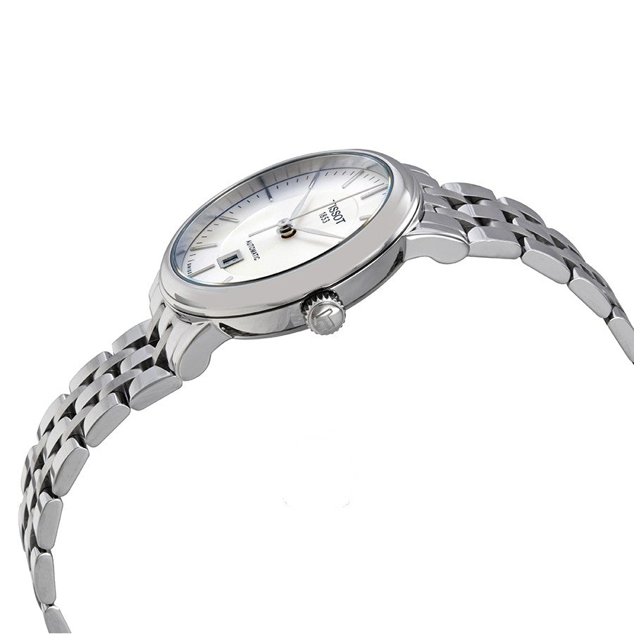 Tissot T Classic Carson Premium Silver Dial Silver Steel Strap Watch for Women - T122.207.11.031.00 Buy Now By Tissot