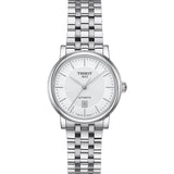 Tissot T Classic Carson Premium Silver Dial Silver Steel Strap Watch for Women - T122.207.11.031.00 Buy Now By Tissot