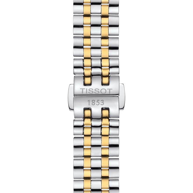 Tissot T Classic Carson Premium White Dial Two Tone Steel Strap Watch for Women - T122.207.22.031.00 Buy Now By Tissot
