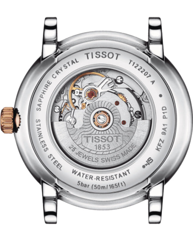 Tissot T Classic Carson Premium Diamonds White Dial Two Tone Steel Strap Watch for Women - T122.207.22.036.00 Buy Now By Tissot
