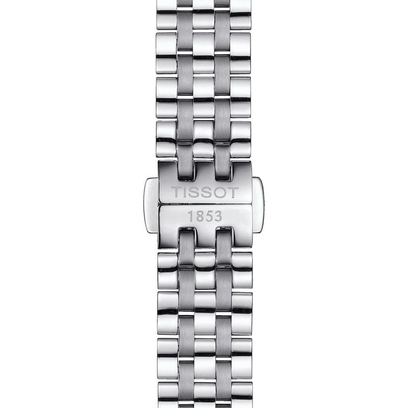 Tissot Carson Premium Lady Mother of Pearl Pink Dial Silver Steel Strap Watch For Women - T122.210.11.159.00 Buy Now By Tissot
