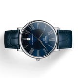 Tissot Carson Premium Powermatic 80 Blue Dial Blue Leather Strap Watch For Men - T122.407.16.043.00 Buy Now By Tissot