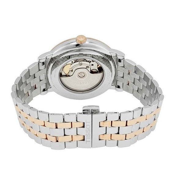 Tissot Carson Premium Powermatic 80 White Dial Two Tone Steel Strap Watch For Men - T122.407.22.031.01 Buy Now By Tissot