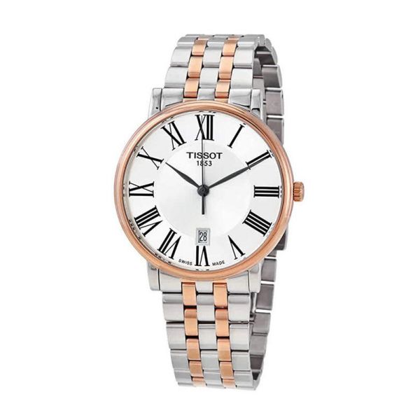 Tissot Carson Premium White Dial Two Tone Steel Strap Watch For Men - T122.410.22.033.00 Buy Now By Tissot