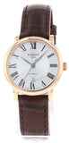 Tissot T Classic Carson Premium White Dial Brown Leather Strap Watch for Women - T122.207.36.033.00 Buy Now By Tissot