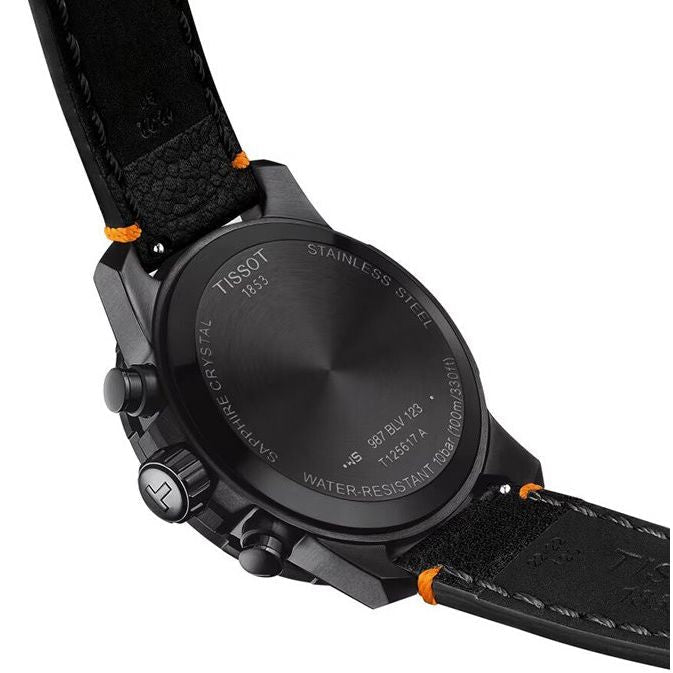 Tissot Supersport Chrono Grey Dial Black Nylon Strap Watch For Men - T125.617.36.081.00 Buy Now By Tissot