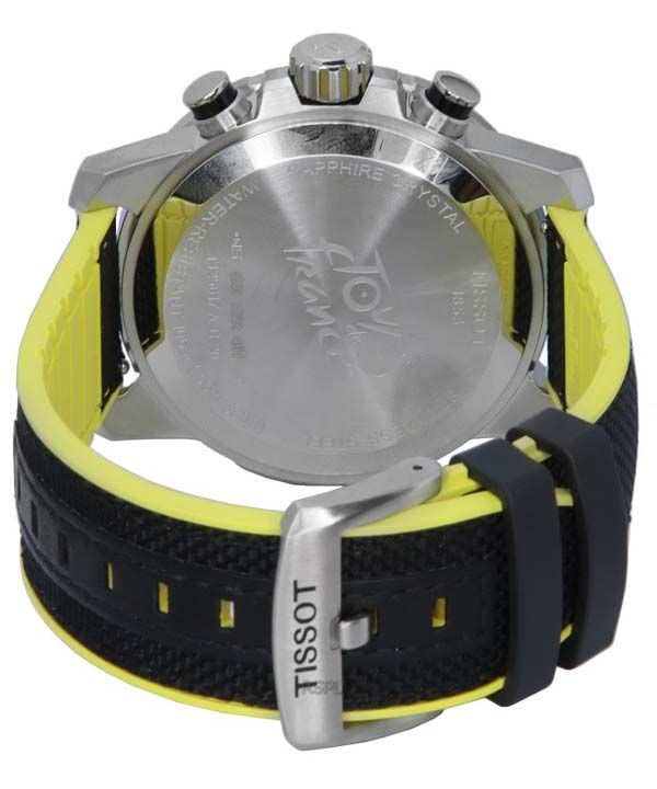 Tissot T Sport Supersport Chrono Tour De France Black Dial Black Nylon Strap Watch for Men - T125.617.17.051.00 Buy Now By Tissot