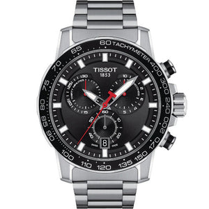 Tissot T Sport PRS 516 Chronograph Black Dial Silver Steel Strap Watch For Men - T100.417.11.051.01 Buy Now By Tissot