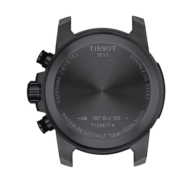 Tissot Supersport Chrono Black Dial Beige Nylon Strap Watch For Men - T125.617.37.051.01 Buy Now By Tissot