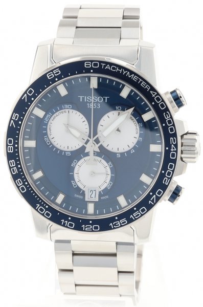 Tissot Supersport Chrono Blue Dial Silver Steel Strap Watch For Men - T125.617.11.041.00 Buy Now By Tissot
