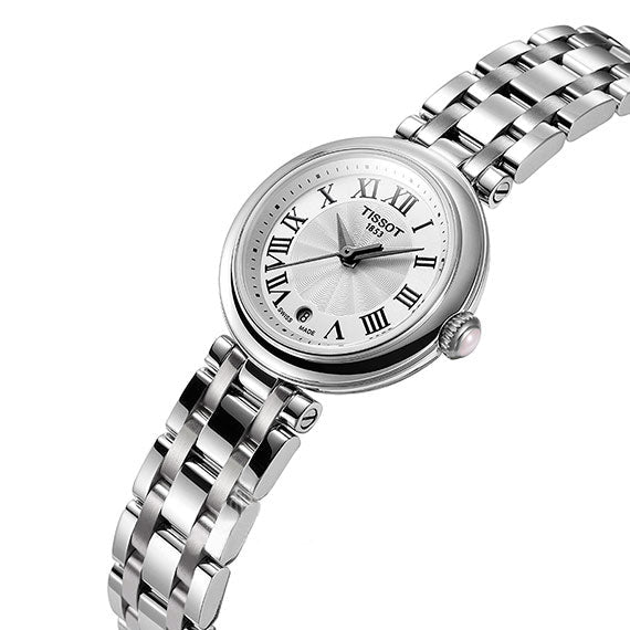 Tissot Bellissima Small Lady Silver Dial Silver Steel Strap Watch For Women - T126.010.11.013.00 Buy Now By Tissot