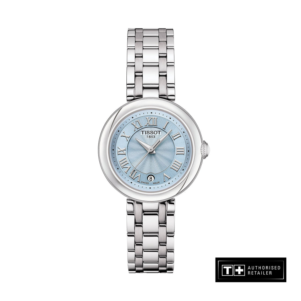 Tissot Bellissima Small Lady Light Blue Dial Silver Steel Strap Watch for Women - T126.010.11.133.00 Buy Now By Tissot