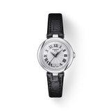 Tissot Bellissima Small Lady Silver Dial Black Leather Strap Watch For Women - T126.010.16.013.00 Buy Now By Tissot