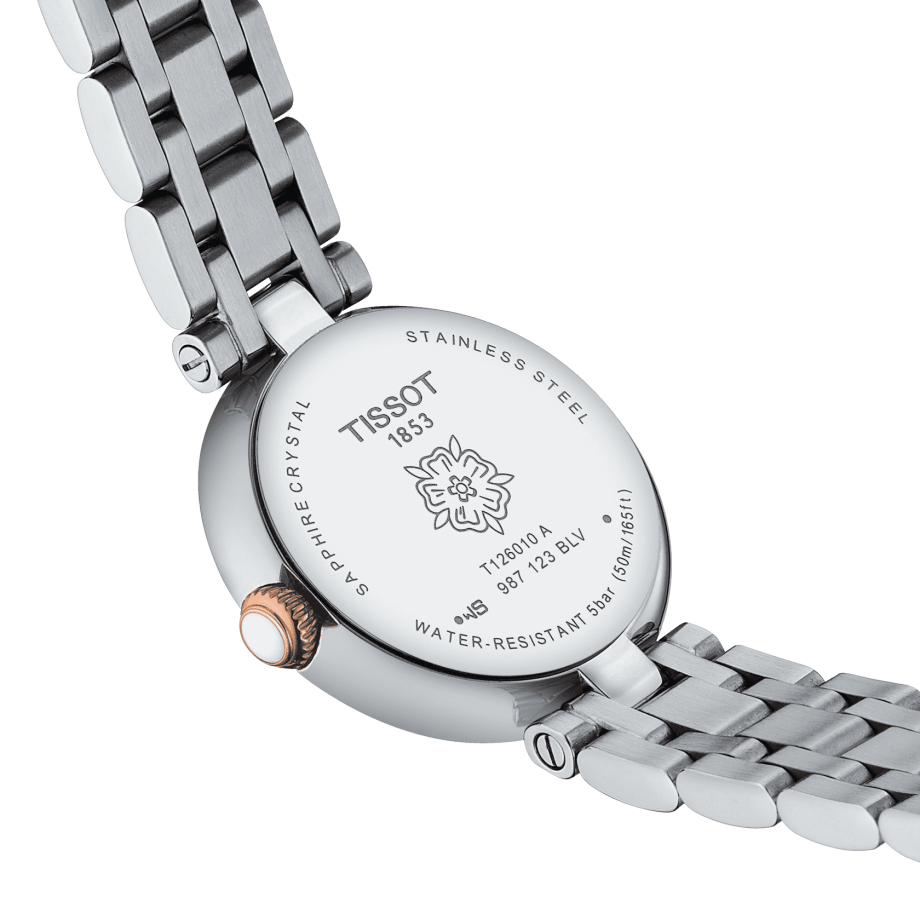 Tissot Bellissima Lady Small Mother of Pearl Dial Two Tone Steel Strap Watch For Women - T126.010.22.013.01 Buy Now By Tissot