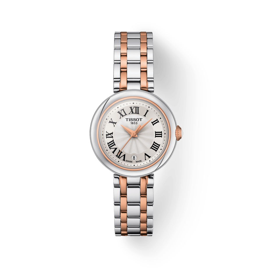 Tissot Bellissima Lady Small Mother of Pearl Dial Two Tone Steel Strap Watch For Women - T126.010.22.013.01 Buy Now By Tissot