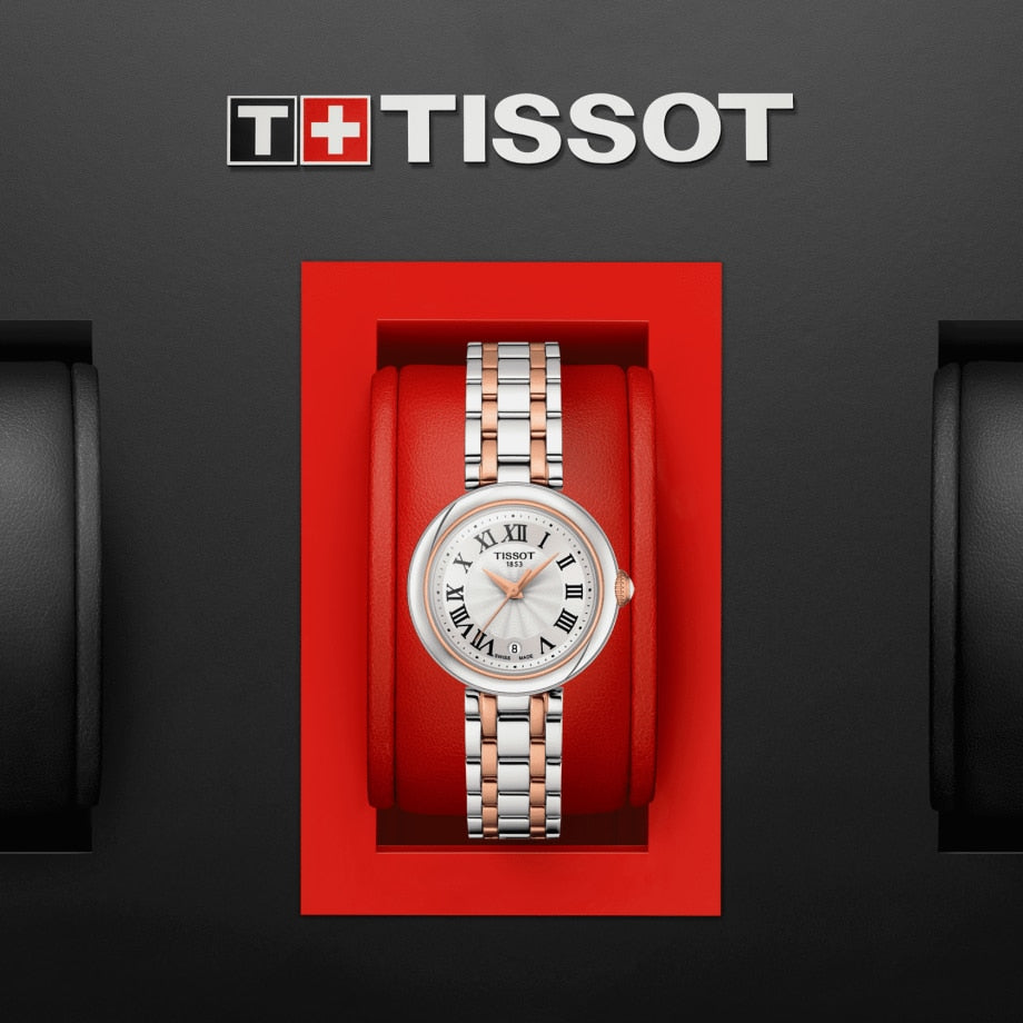 Tissot Bellissima Lady Small Mother of Pearl Dial Two Tone Steel Strap Watch For Women - T126.010.22.013.01 Buy Now By Tissot