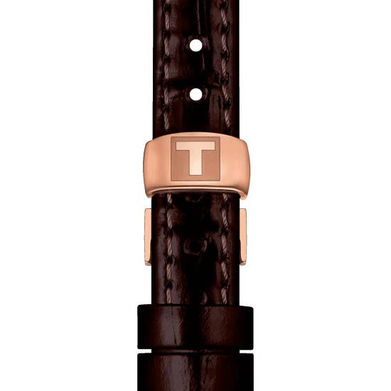 Tissot Bellissima Small Lady White Dial Brown Leather Strap Watch For Women - T126.010.36.013.00 Buy Now By Tissot