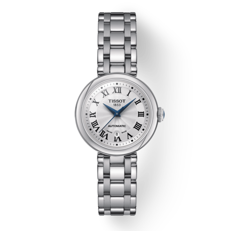 Tissot Bellissima Automatic Silver Dial Silver Steel Strap Watch For Women - T126.207.11.013.00 Buy Now By Tissot