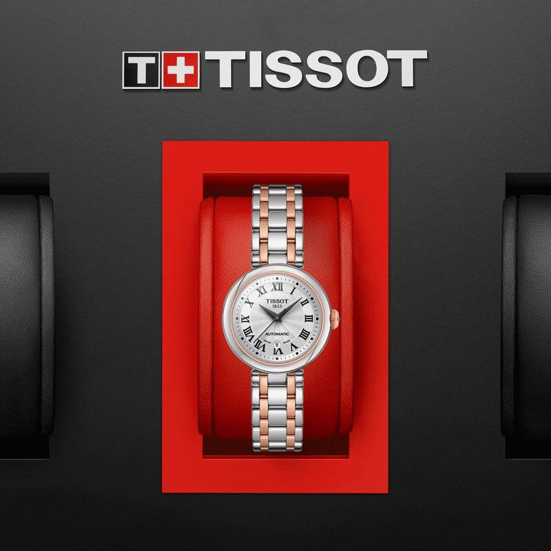 Tissot Bellissima Automatic Silver Dial Two Tone Steel Strap Watch For Women - T126.207.22.013.00 Buy Now By Tissot