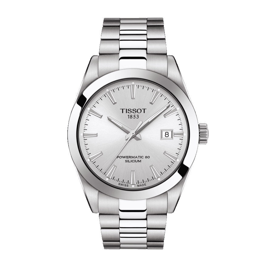 Tissot Gentleman Powermatic 80 Silicium Silver Dial Silver Steel Strap Watch For Men - T127.407.11.031.00 Buy Now By Tissot