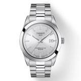 Tissot Gentleman Powermatic 80 Silicium Silver Dial Silver Steel Strap Watch For Men - T127.407.11.031.00 Buy Now By Tissot